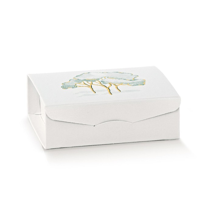 GIFT 100X100X35 INTRECCI VERDE ST.CALDO C INSERTO